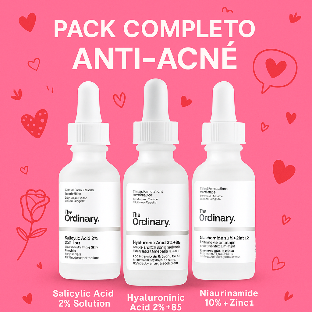 The Ordinary Pack X3 Anti Acné.