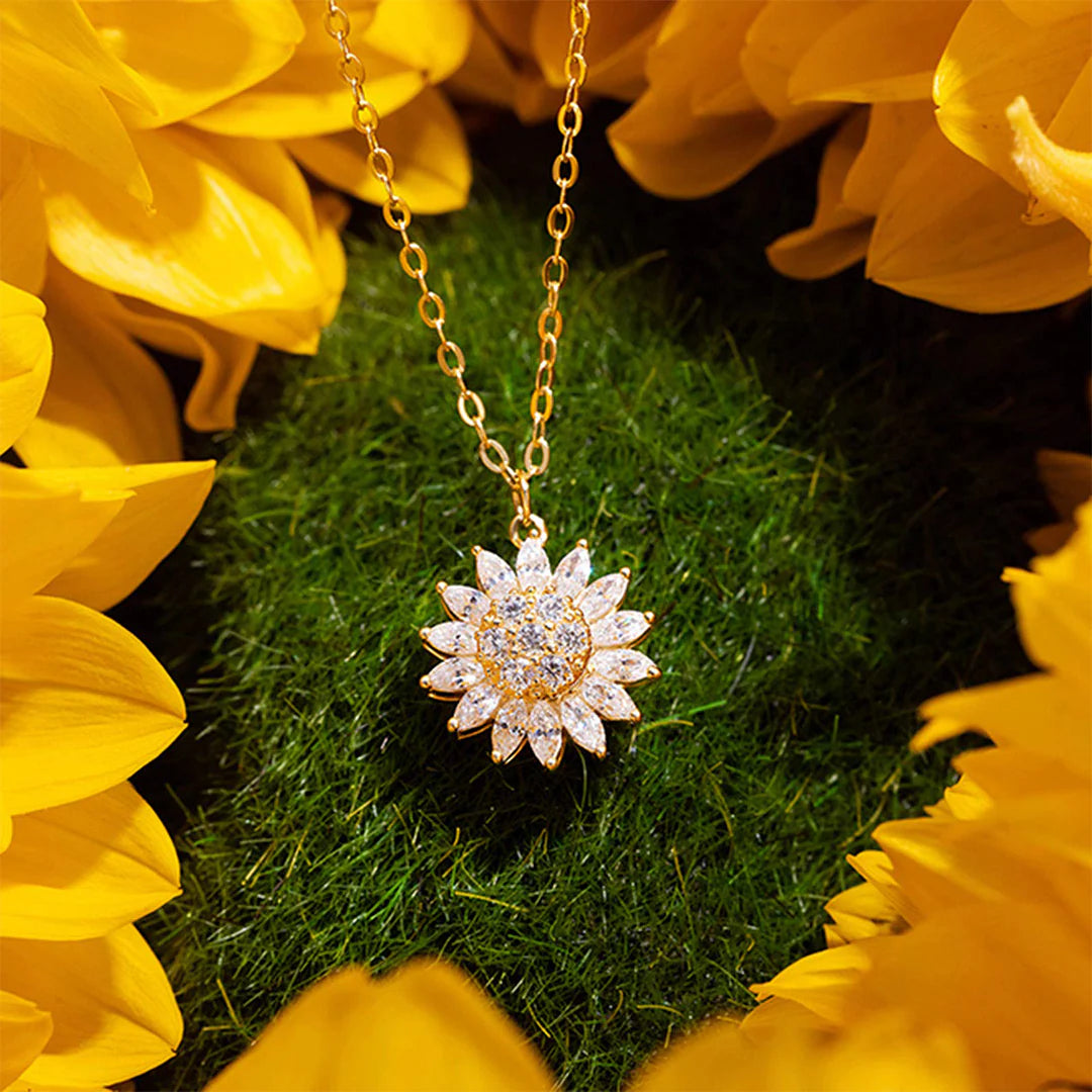 Collar Girasol 🌻 ™ - Giratorio El Regalo Perfecto.