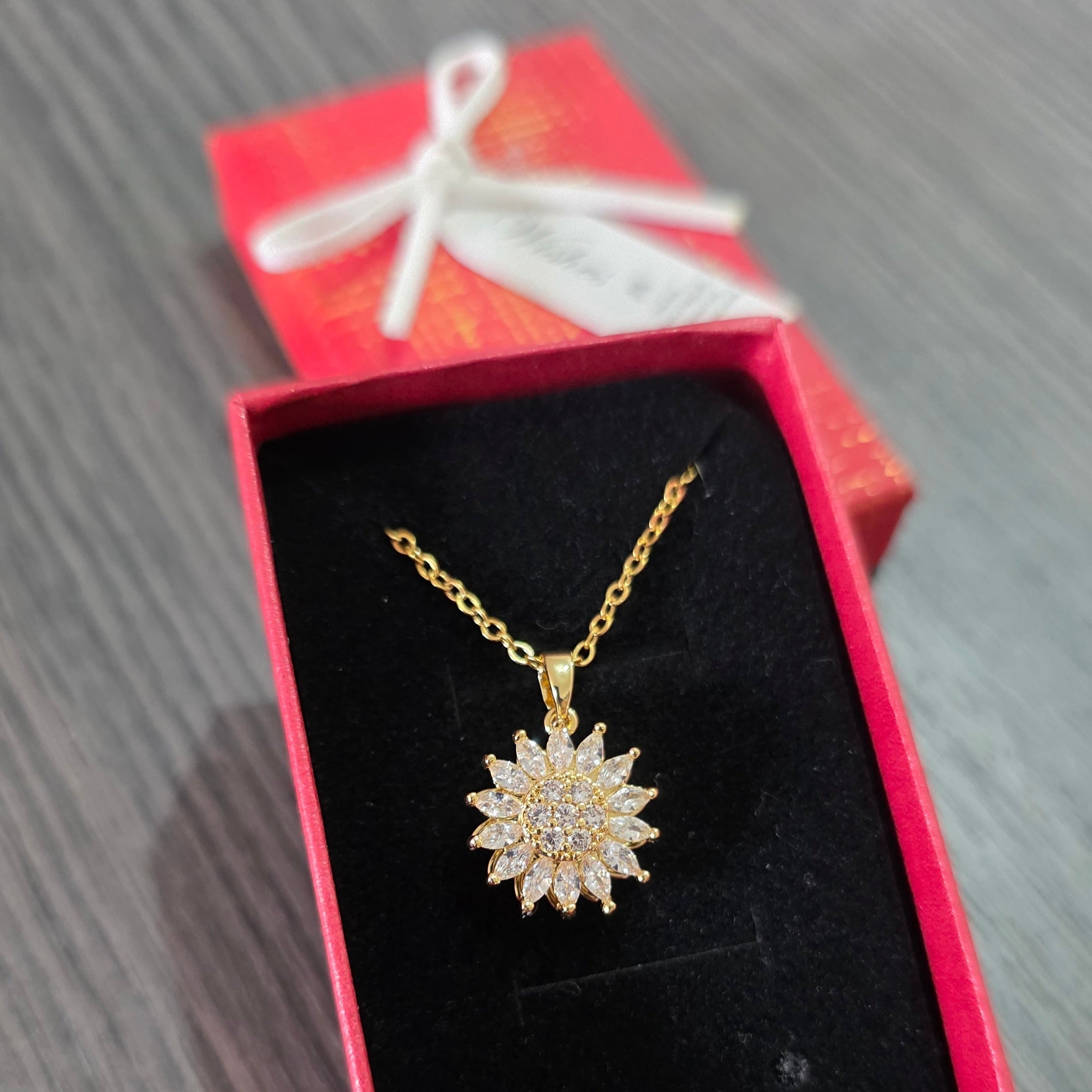Collar Girasol 🌻 ™ - Giratorio El Regalo Perfecto.