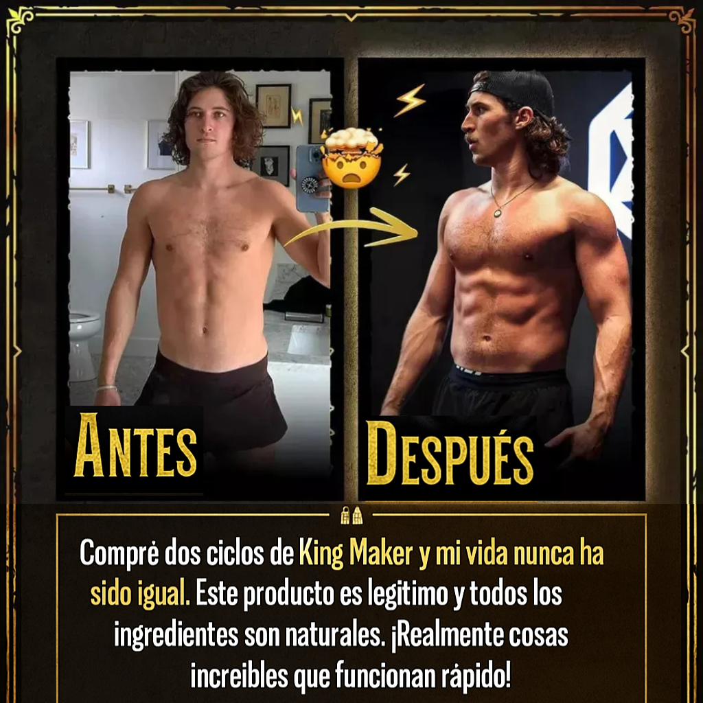 King Maker ™ - Suplemento 13 en 1 X 120 cápsulas c/u.